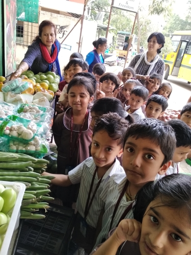 Pre Primary Field Trip Vegetable Market
