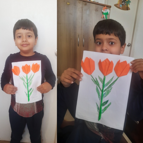 Tulips Activity by Grade I Students