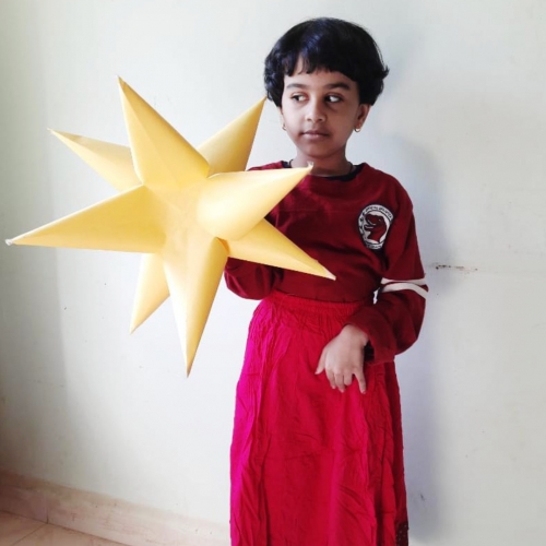 Christmas Star by Montessori Students