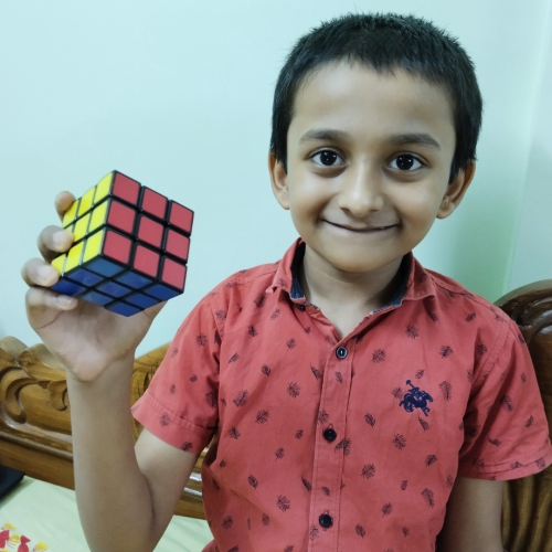 Grade II Talent show Rubik's Cube Category