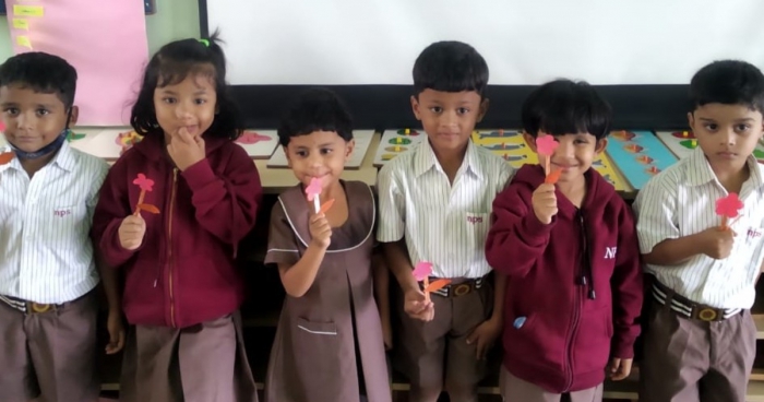 Parts of Plant Craft Activity by Montessori Students