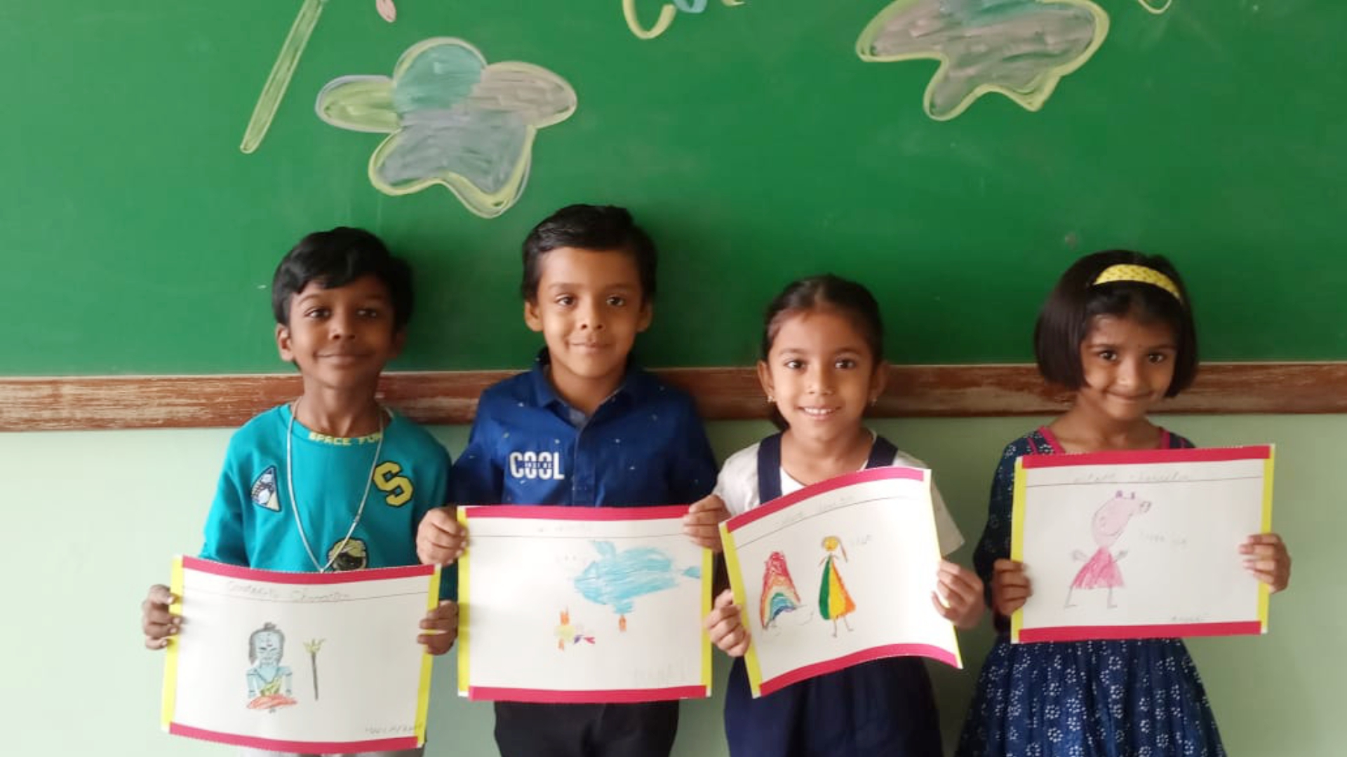 Fun with Colour Activity by LKG Students