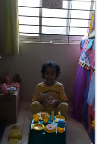 Montessori Yellow Day - Ishita